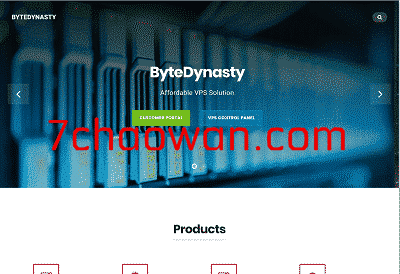 图片[1]-bytedynasty：建站VPS，香港CN2，8.5折优惠，21元/月，KVM/512M内存/15gSSD/512G流量-七玩网