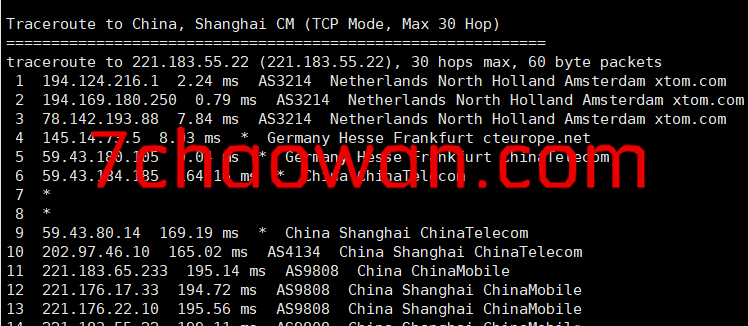 图片[12]-简单测评下locvps荷兰 cn2 gia线路的VPS，去程除移动外都是cn2，回程三网强制cn2 gia-七玩网